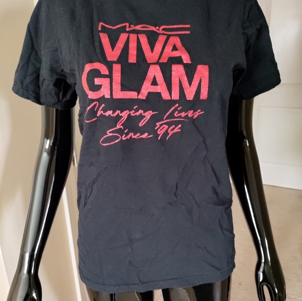 Mac Cosmetics Viva Glam Changing Lives Tshirt Size 3/S